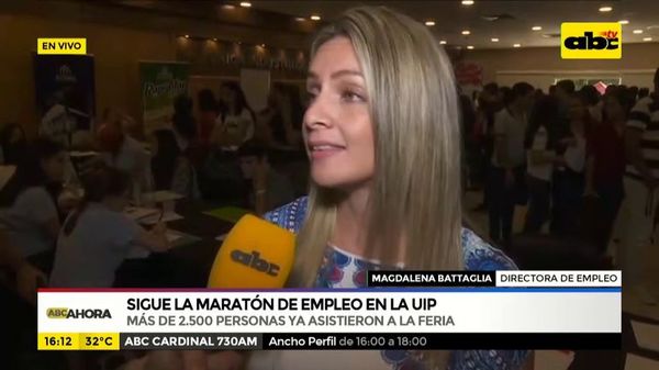 Sigue la maratón de empleo en la UIP - ABC Noticias - ABC Color