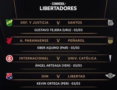 Árbitros para la primera semana de la Copa - Fútbol - ABC Color