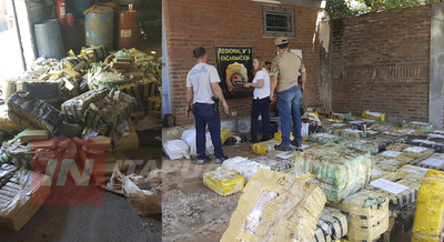 PESA Y QUEMA DE MARIHUANA EN ENCARNACIÓN