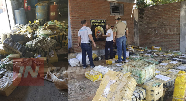 PESA Y QUEMA DE MARIHUANA EN ENCARNACIÓN