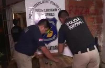 Allanamiento contra el microtráfico en San Lorenzo - SNT