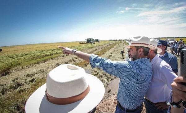 HOY / Palabras del presidente de la República Mario Abdo tras una jornada de campo en el Chaco Paraguayo, el mismo destacó que será un año récord para la producción agrícola