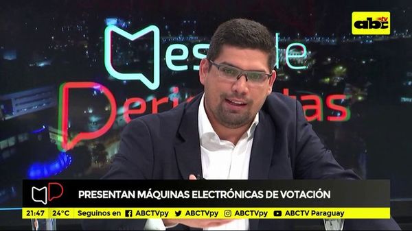 Presentan máquinas electrónicas de votación - Mesa de Periodistas - ABC Color