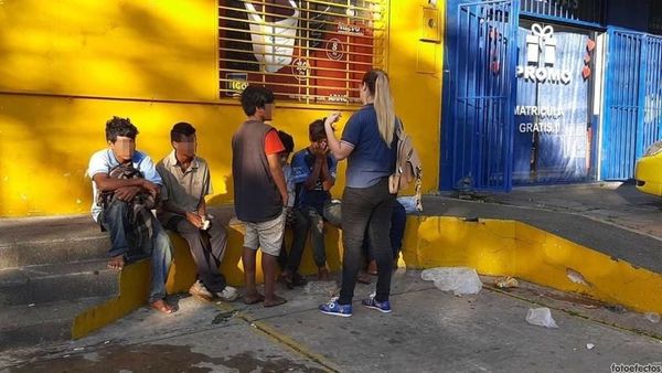 Rescataron a 18 niños indígenas de zona de la Terminal