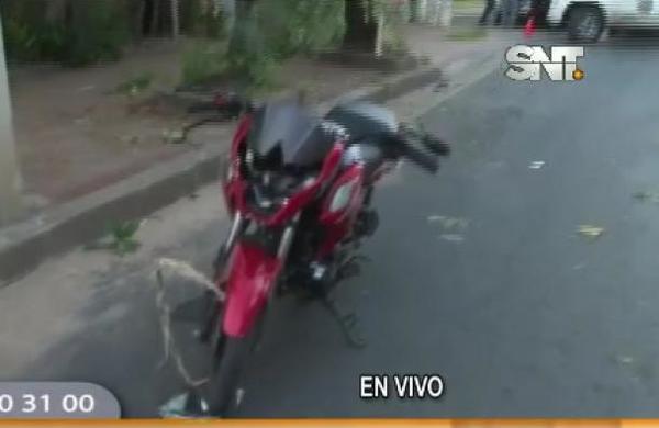 Fatal accidente sobre Avenida Perón - SNT