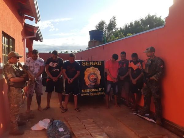 Incautan armas, marihuana, vehículos y detuvieron a siete brasileños