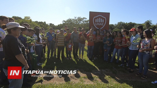 UNAE VERDE: 500 ÁRBOLES NATIVOS PLANTADOS ESTE SÁBADO.