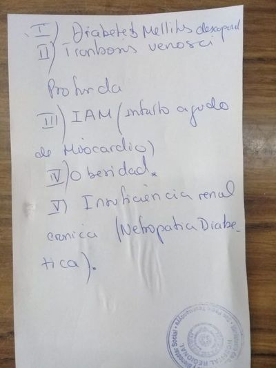 Pedido de solidaridad para paciente
