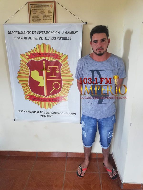 Capitán Bado: Detienen a supuesto autor de doble homicidio