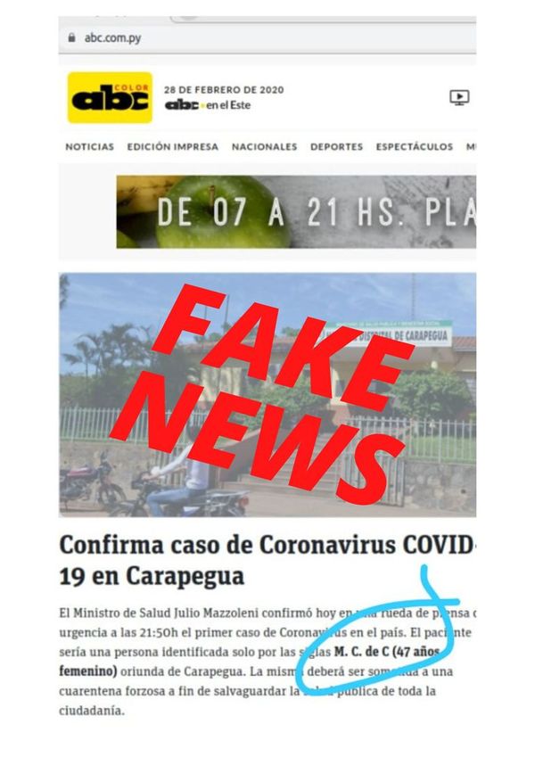 Ante noticias falsas, descartan casos de coronavirus en Carapeguá - Nacionales - ABC Color