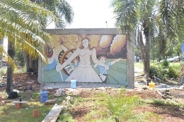 Mañana se inaugura el mural sobre la Guerra de la Triple Alianza - ABC en el Este - ABC Color