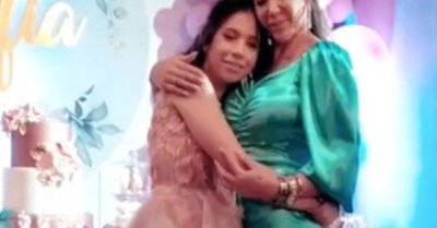 Festejó los 15 años de su hija