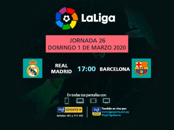 Imperdible duelo entre Real Madrid y Barcelona