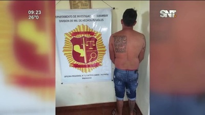 Cae presunto sicario en Capitán Bado - SNT