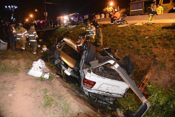 Aparatoso accidente en San Lorenzo deja al menos un muerto - Nacionales - ABC Color