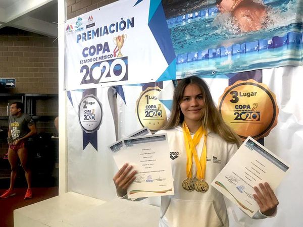 Luana Alonso se colgó 5 oros