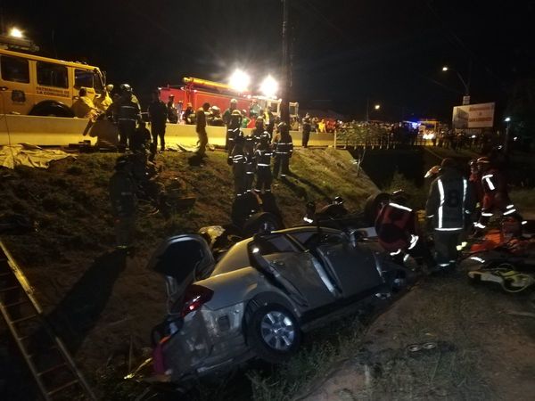 Grave accidente en Capiatá deja dos fallecidos y cuatro heridos