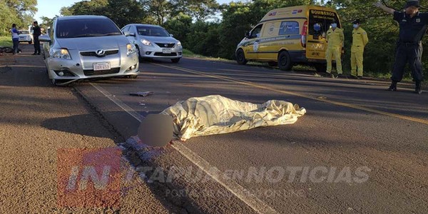 MOTOCICLISTA FALLECE TRAS FATAL COLISIÓN SOBRE LA RUTA 1