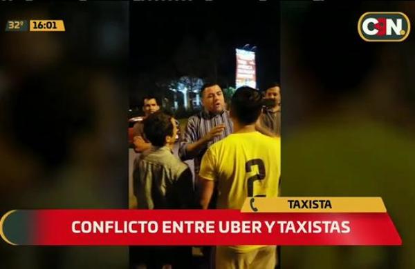 Taxista habla de conflicto con Uber en Aeropuerto Silvio Pettirossi - C9N