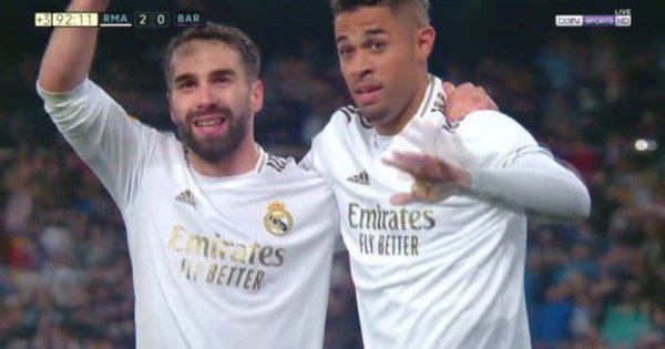 Real Madrid ganó 2-0 al Barcelona y se pone líder en la Liga de España - .::RADIO NACIONAL::.