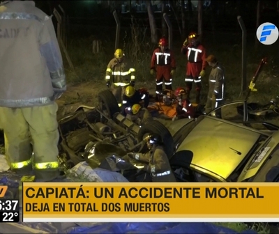 Accidente mortal en Capiatá