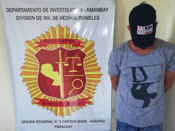 Cae presunto sicario en Capitán Bado