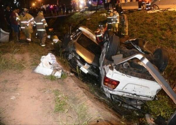 Múltiple choque rutero deja dos muertos y cuatro heridos - ADN Paraguayo