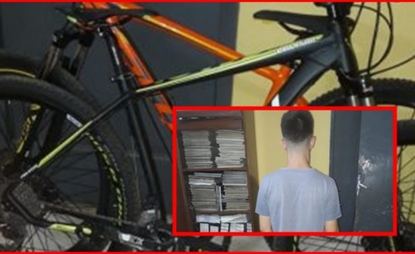 Bicicletas hurtadas fueron ofrecidas en venta a joven que fue detenido