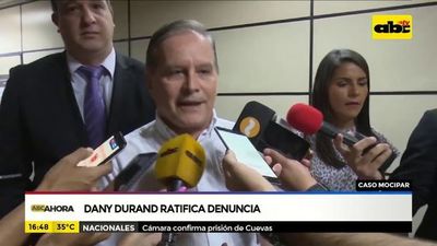 Danny Durand ratifica denuncia - ABC Noticias - ABC Color