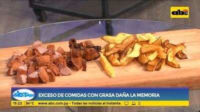 Las grasas saturadas afectan la memoria - Ensiestados - ABC Color