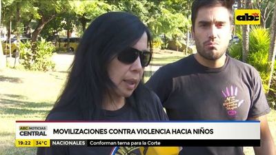 Movilizaciones contra violencia hacia los niños - ABC Noticias - ABC Color