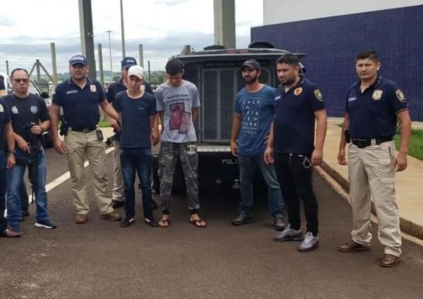 Prófugos de una cárcel brasileña fueron expulsados y entregados a las autoridades federales