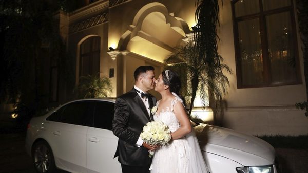 Romántica noche de bodas