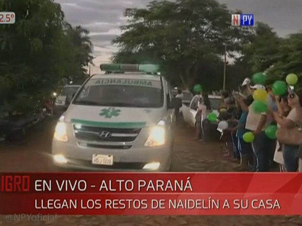 Dolor en Minga Guazú al llegar restos de la niña a casa de sus abuelos