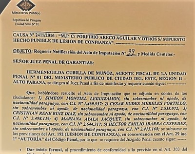 Imputan a CONCEJAL que DESVIO millonaria PLATA de una COOPERATIVA en Minga Guazú