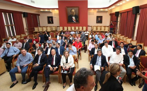 Plenaria de la ANR se desarrolla con incidentes