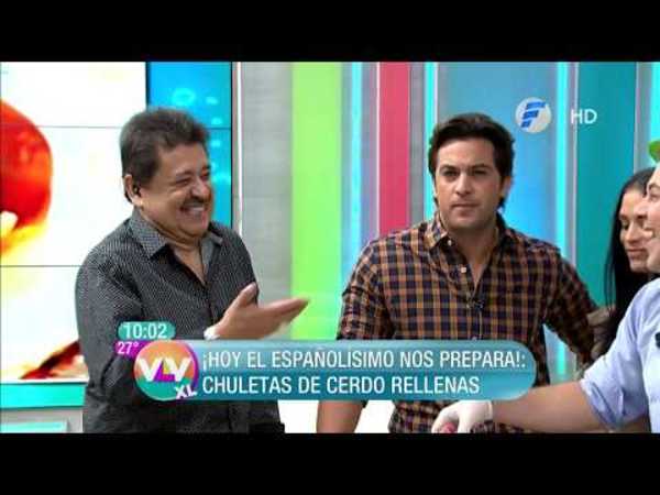 Chuletas de cerdo rellenas y galletas de pororo y chocolate | Recetas en Vive la Vida XL
