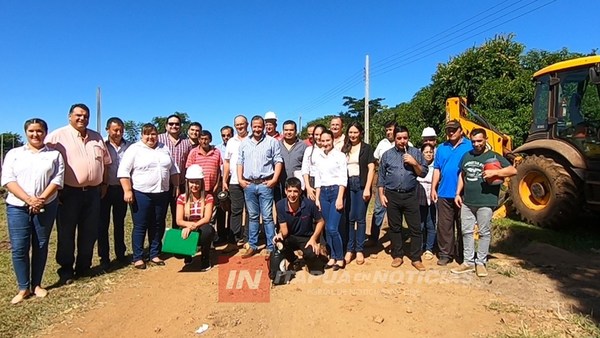 SAN JUAN DEL PARANÁ CELEBRA INICIO DE OBRAS DE ENTUBAMIENTO POR LA GOBERNACIÓN