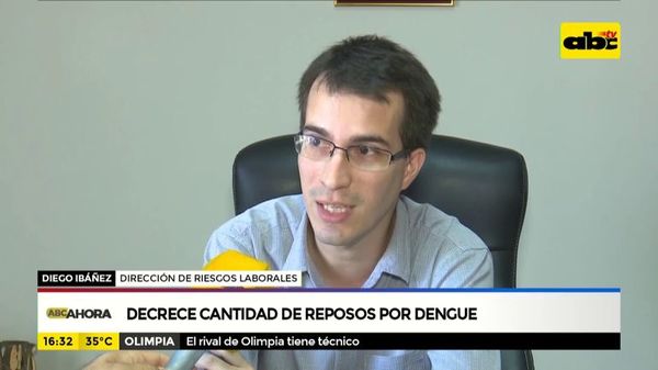 Decrece cantidad de reposos por dengue - ABC Noticias - ABC Color