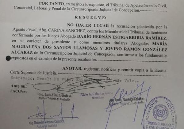 Caso Chilavert: rechazan recusación contra Tribunal de Sentencia | Radio Regional 660 AM