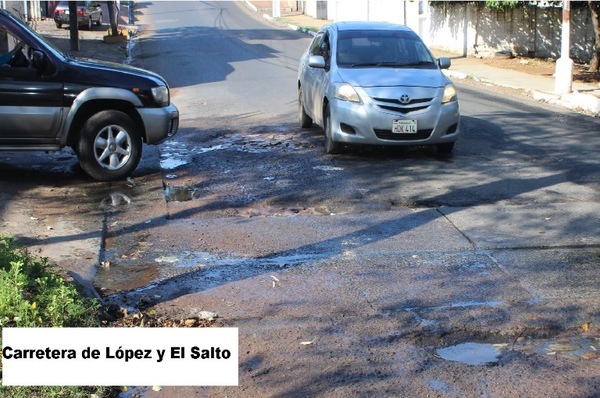 Arterias de Lambaré están destrozadas | Lambaré Informativo
