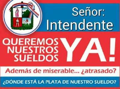 Funcionarios municipales exigen cobro de haberes | Lambaré Informativo