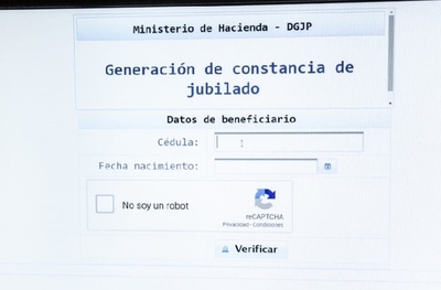 Jubilados podrán obtener su Constancia a través de la web y de forma gratuita | Lambaré Informativo