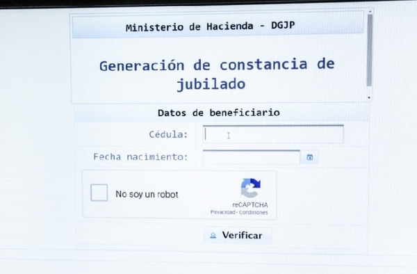 Jubilados podrán obtener su Constancia a través de la web y de forma gratuita | Lambaré Informativo