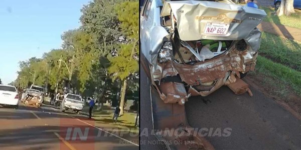 DAÑOS MATERIALES EN ACCIDENTE DE TRÁNSITO SOBRE LA RUTA 6