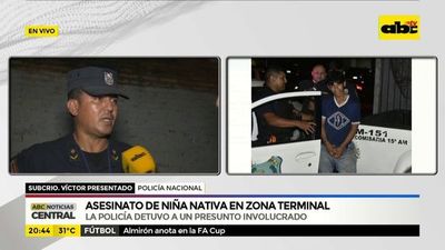 Asesinato de niña indígena en zona terminal - ABC Noticias - ABC Color