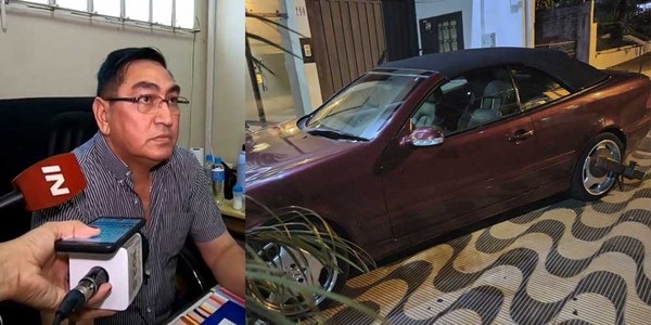 VEHÍCULO DEL SUP. INTENTO DE RAPTO YA ESTABA CREANDO CONFLICTO EN LA CIUDAD