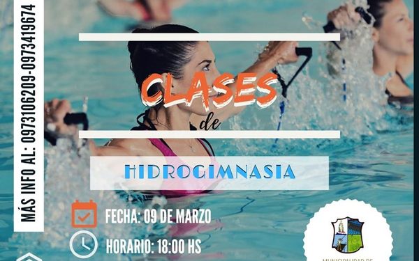 Preparan clases de hidrogimnasia