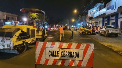 Múltiples cierres de avenidas y calles por obras en Asunción - Nacionales - ABC Color