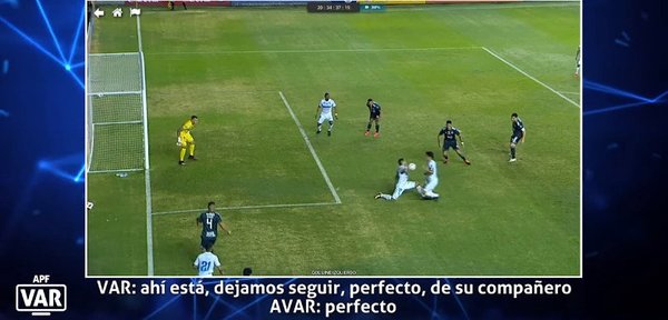 Esto dijo el VAR en la discutida mano entre Nacional y Olimpia | Noticias Paraguay